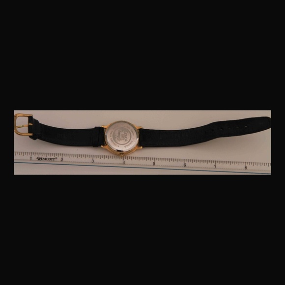 Disney Gold Tone 10 Mickey Ears Rotate on Watch